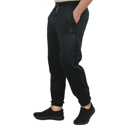 Men’S G - Motion Mid - Rise Relaxed Fit Interlock Knit Joggers With Pockets - Giordano
