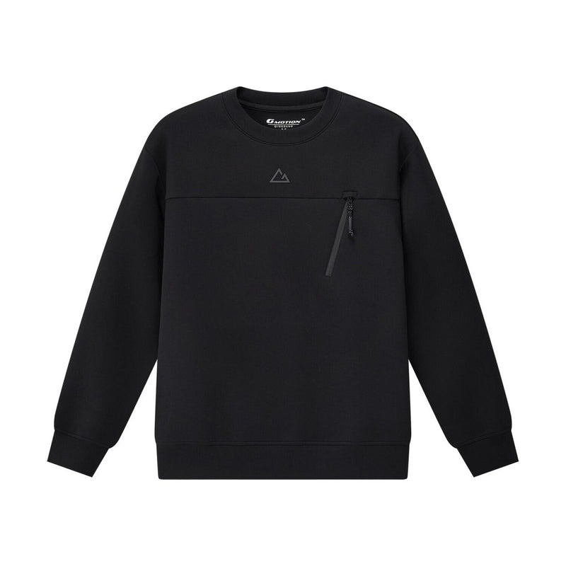 Giordano Men's G-Motion Relaxed Fit Interlock Pullover - Premium Sweaters