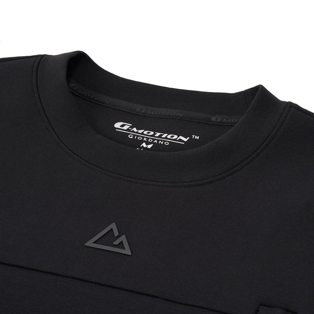 Men’S G - Motion Relaxed Fit Interlock Pullover S - Shop Giordano