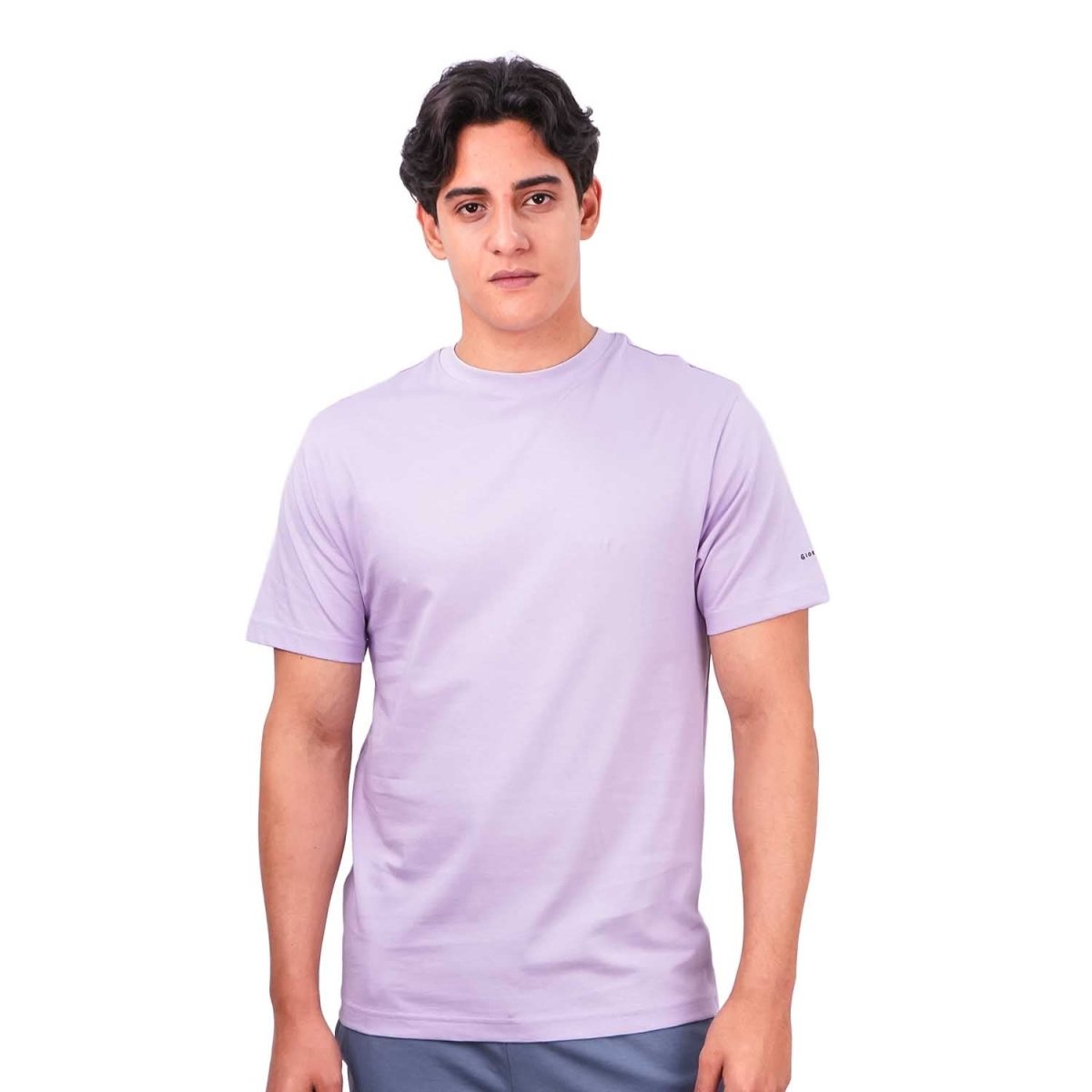 Giordano Men's Giordano Cotton Crewneck Slim Fit Tee - Short Sleeve - Premium Tee