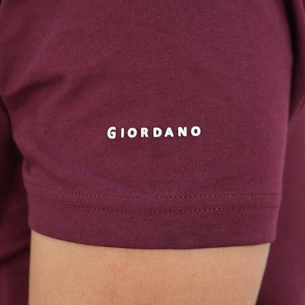 Men's Giordano Cotton Crewneck Slim Fit Tee - Short Sleeve XS - Shop Giordano