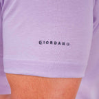 Giordano Men's Giordano Cotton Crewneck Slim Fit Tee - Short Sleeve - Premium Tee