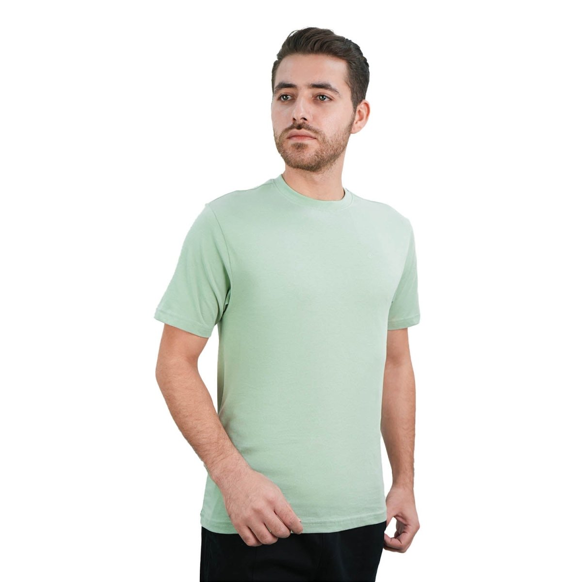 Men's Giordano Cotton Crewneck Slim Fit Tee - Short Sleeve - Giordano