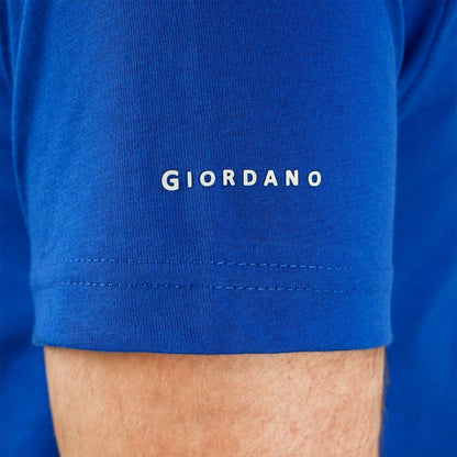 Men's Giordano Cotton Crewneck Slim Fit Tee - Short Sleeve - Giordano