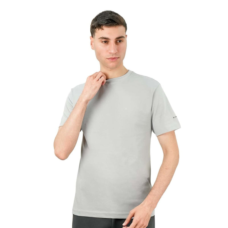 Giordano Men's Giordano Cotton Crewneck Slim Fit Tee - Short Sleeve - Premium Tee