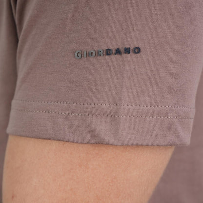 Men's Giordano Cotton Crewneck Slim Fit Tee - Short Sleeve - Giordano
