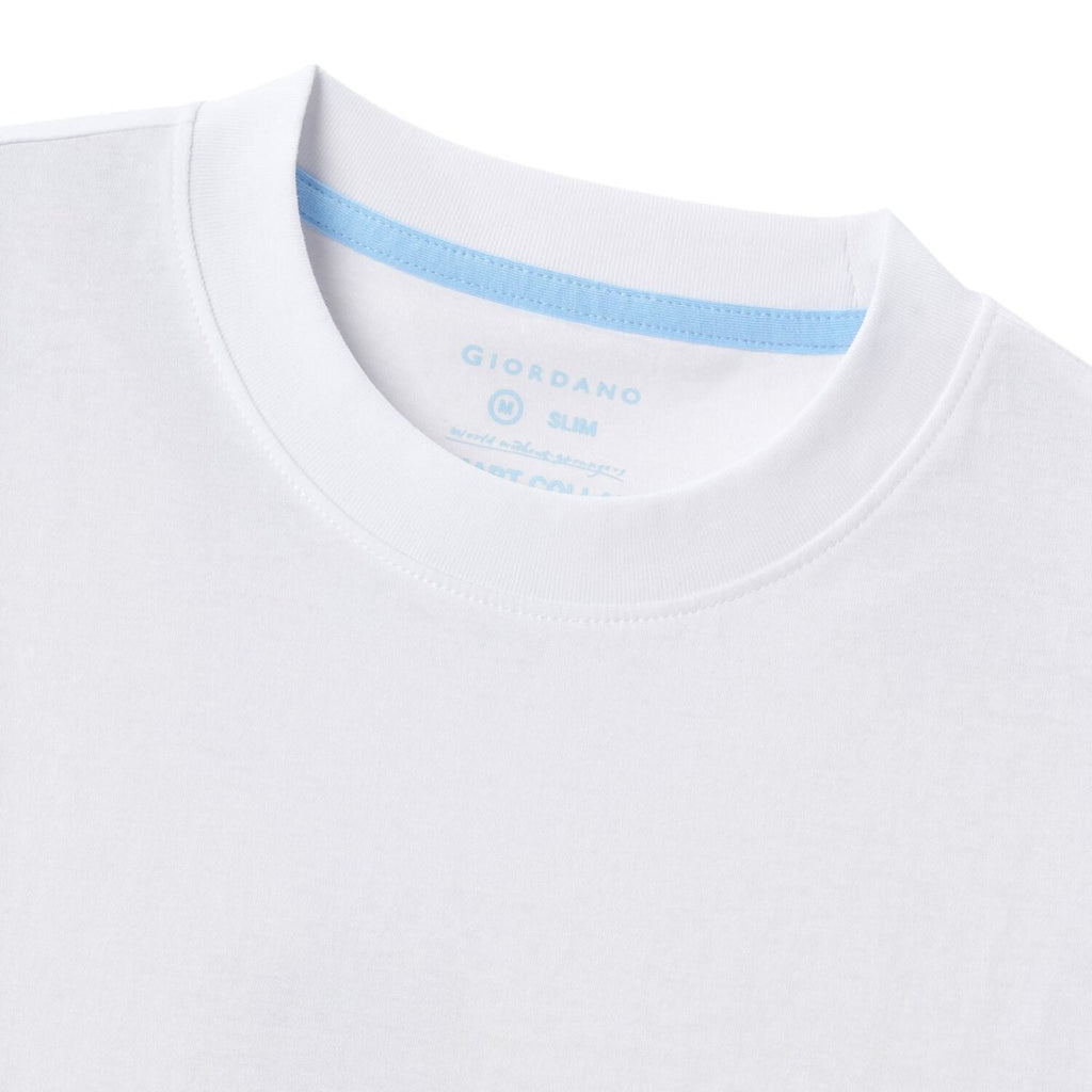 Men's Giordano Cotton Crewneck Slim Fit Tee - Short Sleeve S - Shop Giordano