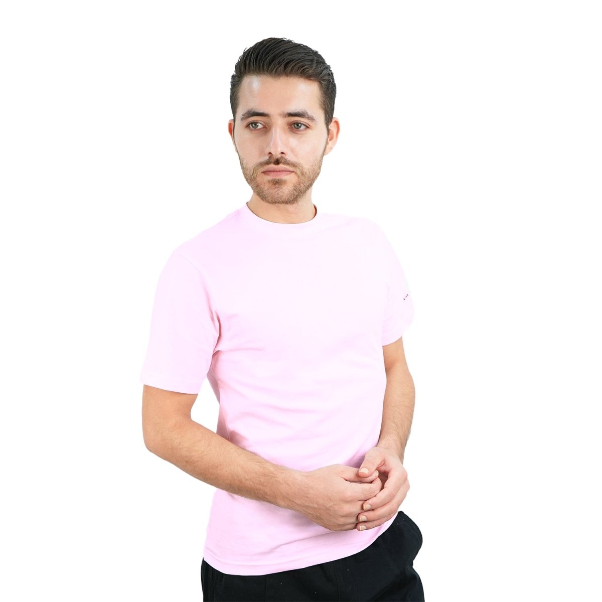 Men's Giordano Cotton Crewneck Slim Fit Tee - Short Sleeve - Giordano