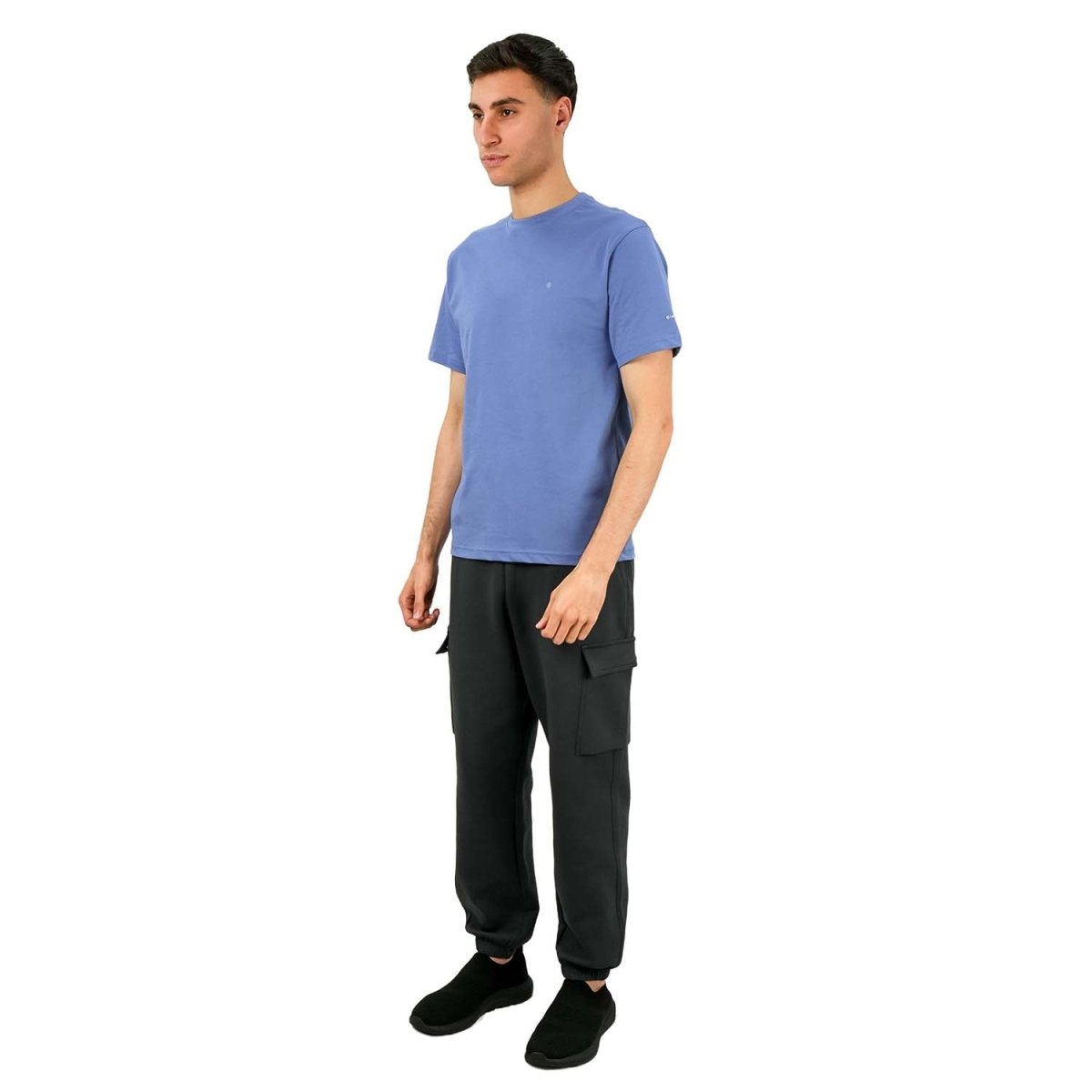 Men's Giordano Cotton Crewneck Slim Fit Tee - Short Sleeve - Giordano