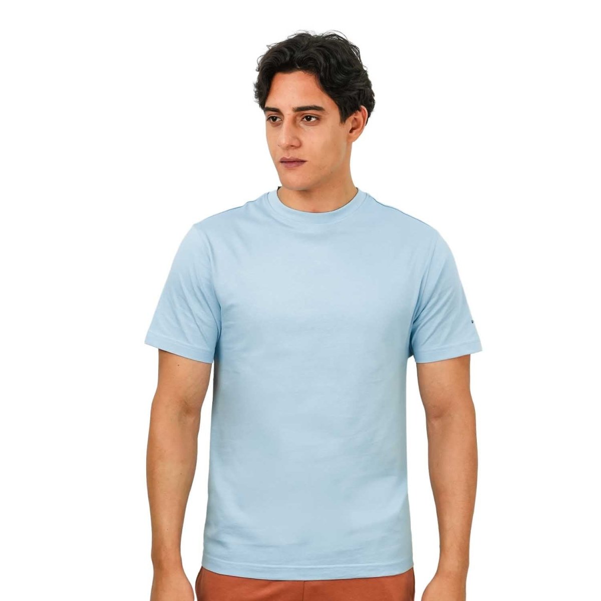 Giordano Men's Giordano Cotton Crewneck Slim Fit Tee - Short Sleeve - Premium Tee