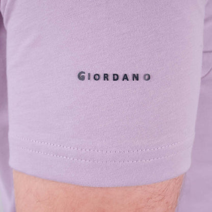 Men's Giordano Cotton Crewneck Slim Fit Tee - Short Sleeve - Giordano