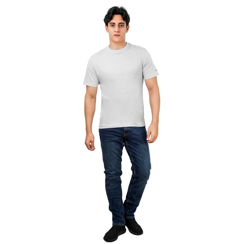 Giordano Men's Giordano Cotton Crewneck Slim Fit Tee - Short Sleeve - first_variant_option_2 Premium Tee for Giordano