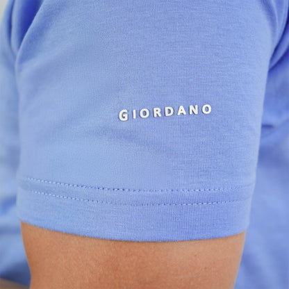 Men's Giordano Cotton Crewneck Slim Fit Tee - Short Sleeve - Giordano