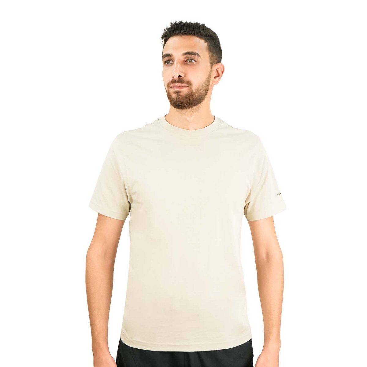 Men's Giordano Cotton Crewneck Slim Fit Tee - Short Sleeve - Giordano