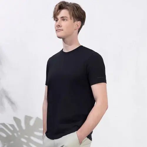 Men's Giordano Cotton Crewneck Slim Fit Tee - Short Sleeve S - Shop Giordano