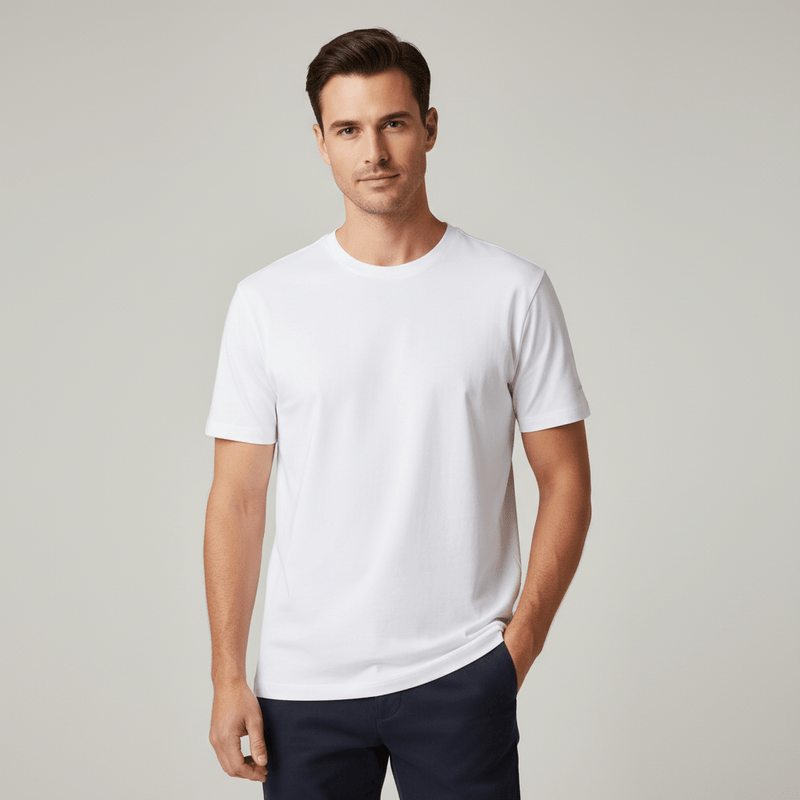 Men's Giordano Cotton Crewneck Slim Fit Tee - Short Sleeve S - Shop Giordano