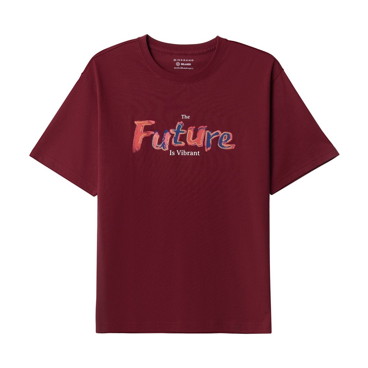 Men’S Graphic Print Cotton Jersey Tee – Relaxed Fit S - Shop Giordano