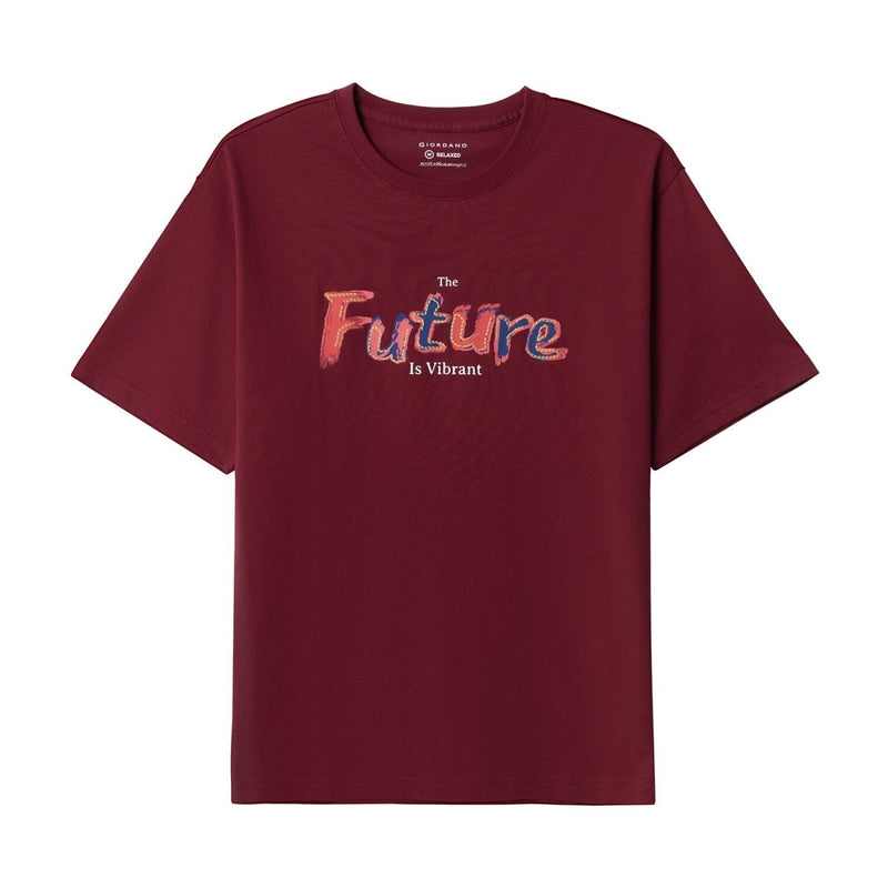 Men’S Graphic Print Cotton Jersey Tee – Relaxed Fit S - Shop Giordano