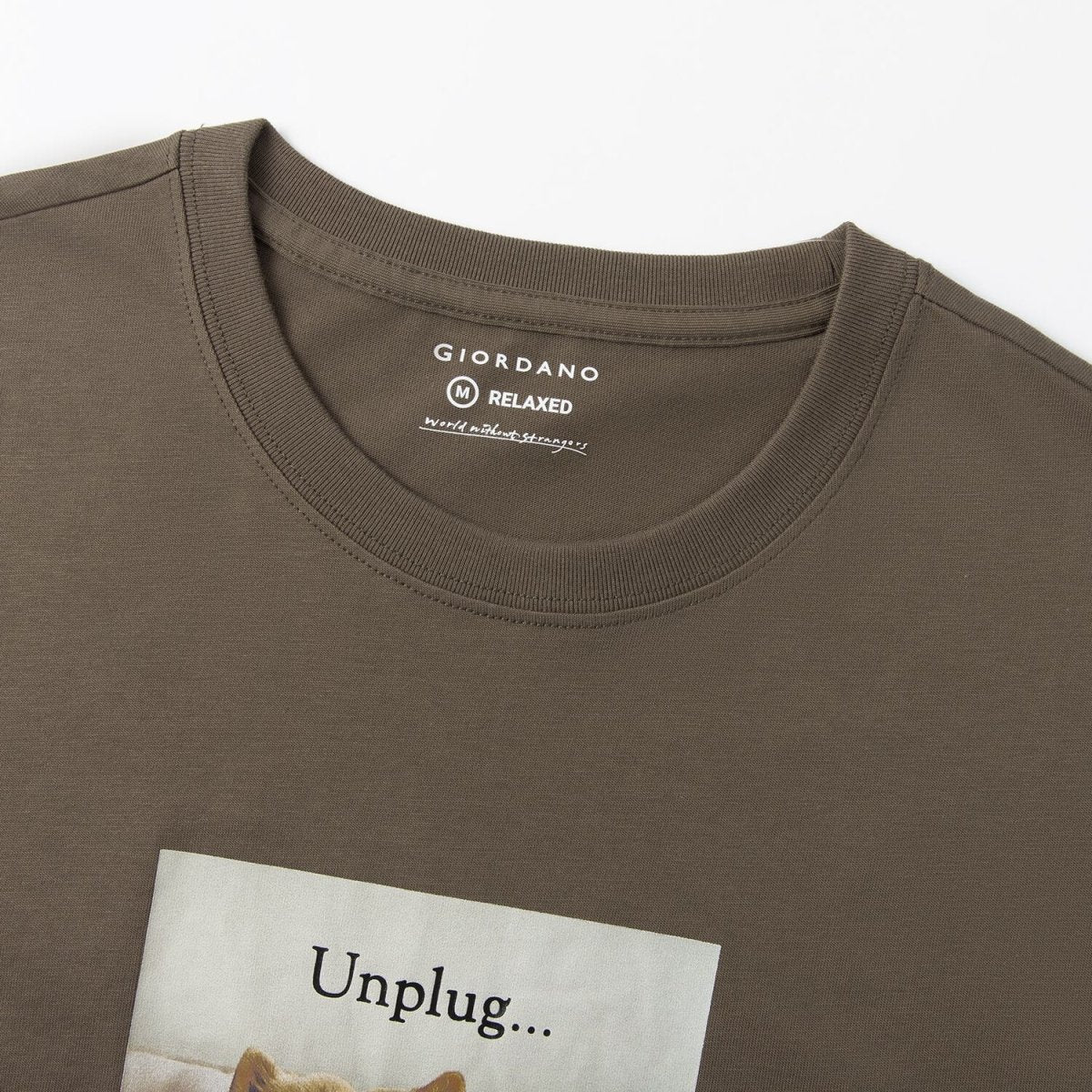 Men’S Graphic Print Cotton Jersey Tee – Relaxed Fit S - Shop Giordano