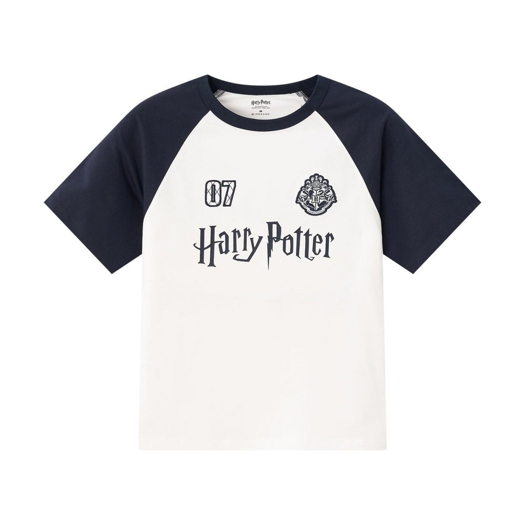 Men's Harry Potter Cotton Raglan Sleeve Tee - Limited Edition Collection S - Shop Giordano