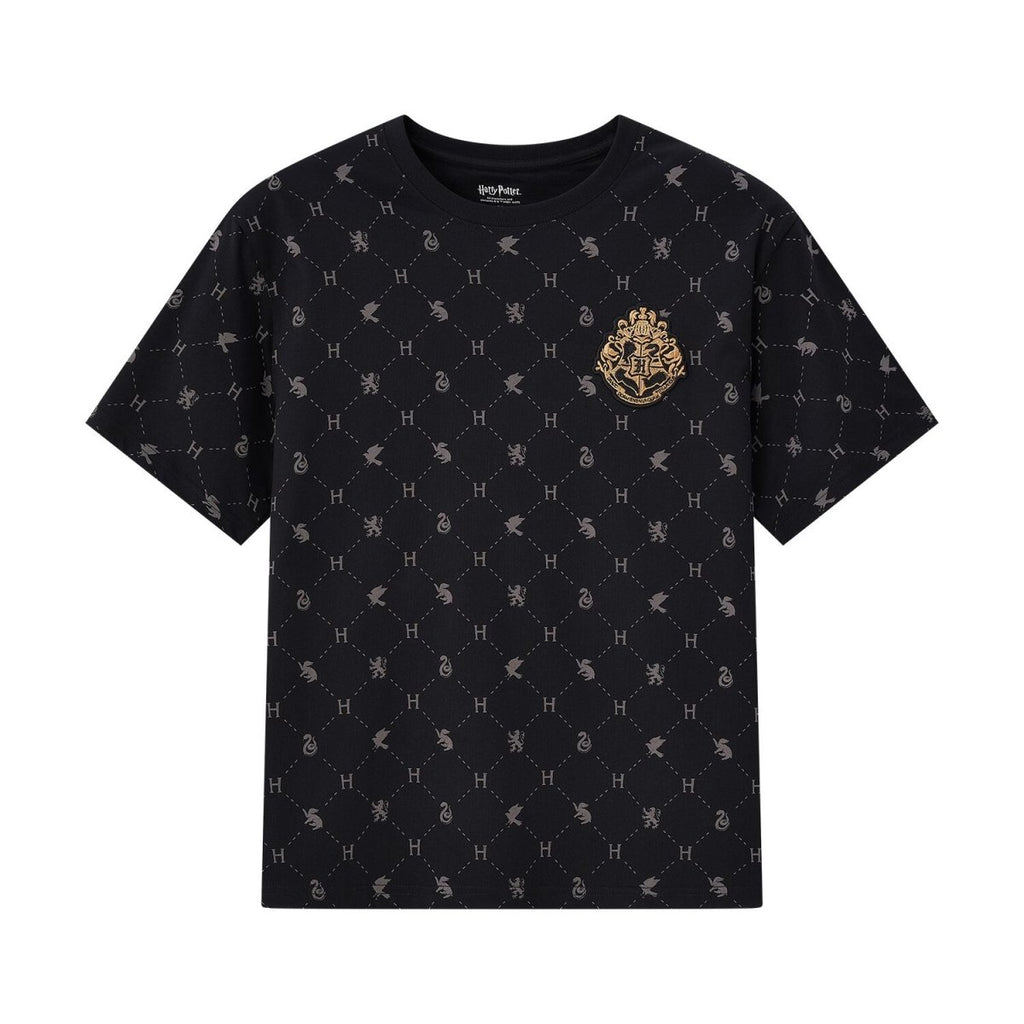 Men's Harry Potter Cotton Short Sleeve All - Over Print Tee - Limited Edition Collection S - Shop Giordano