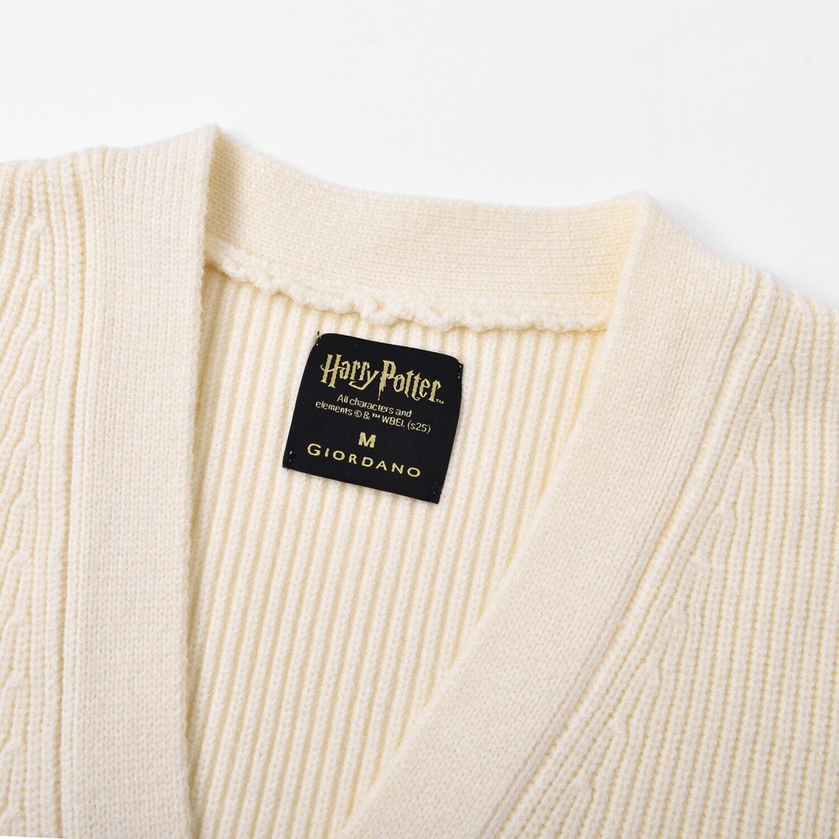 Men's Harry Potter V - Neck Button Cardigan With Textured Knit - Limited Edition Collection S - Shop Giordano