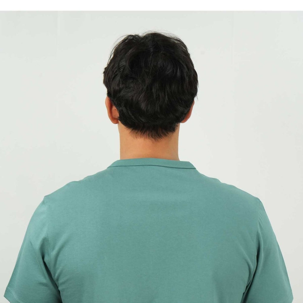 Men's Henley Tee With Lion Embroidery S - Shop Giordano