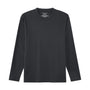 Giordano Men's Interlock Crew Neck Long Sleeve Slim Fit Embroidery Liquid Touch Smart Collar Tees - Premium Tee