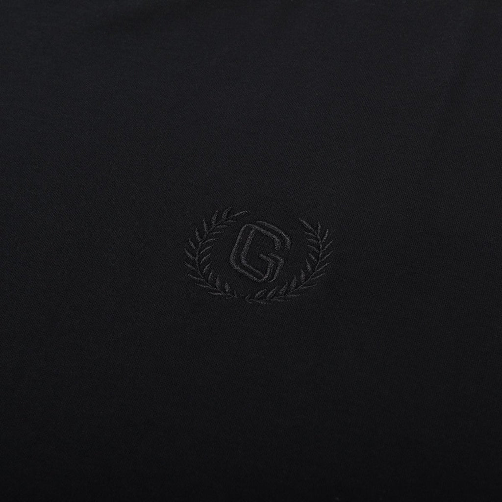 Men’S Interlock Crew Neck Long Sleeve Slim Fit Embroidery Liquid Touch Smart Collar Tees S - Shop Giordano