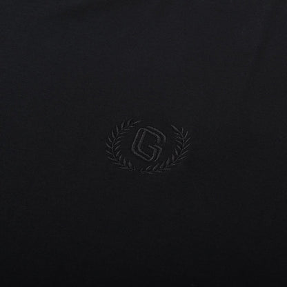 Men’S Interlock Crew Neck Long Sleeve Slim Fit Embroidery Liquid Touch Smart Collar Tees - Giordano