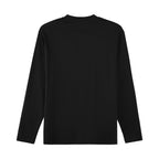 Men’S Interlock Crew Neck Long Sleeve Slim Fit Embroidery Liquid Touch Smart Collar Tees S - Shop Giordano