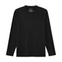 Giordano Men's Interlock Crew Neck Long Sleeve Slim Fit Embroidery Liquid Touch Smart Collar Tees - Premium Tee