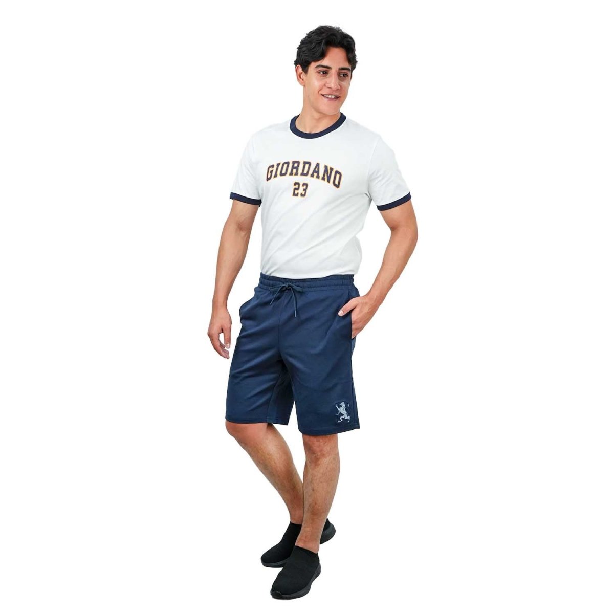 Giordano Men's Interlock Knit Shorts: Comfort & Style - Premium Shorts