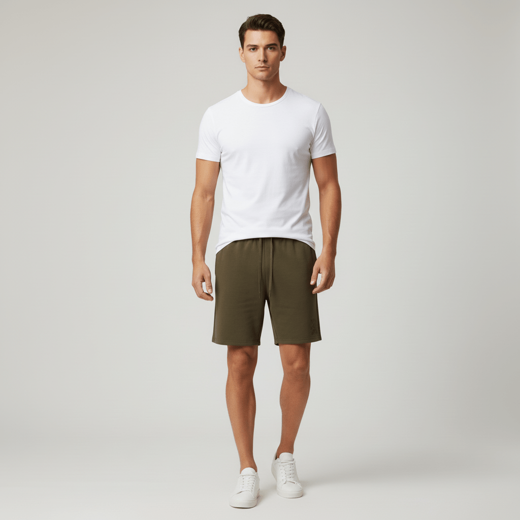 Men's Interlock Knit Shorts: Comfort & Style S - Shop Giordano