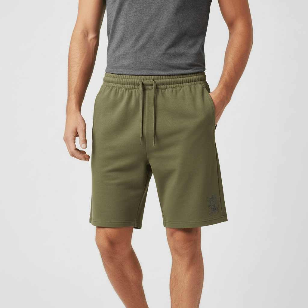 Men's Interlock Knit Shorts: Comfort & Style S - Shop Giordano