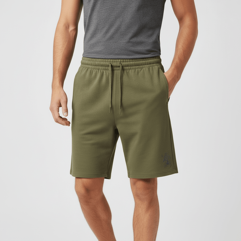 Men's Interlock Knit Shorts: Comfort & Style S - Shop Giordano