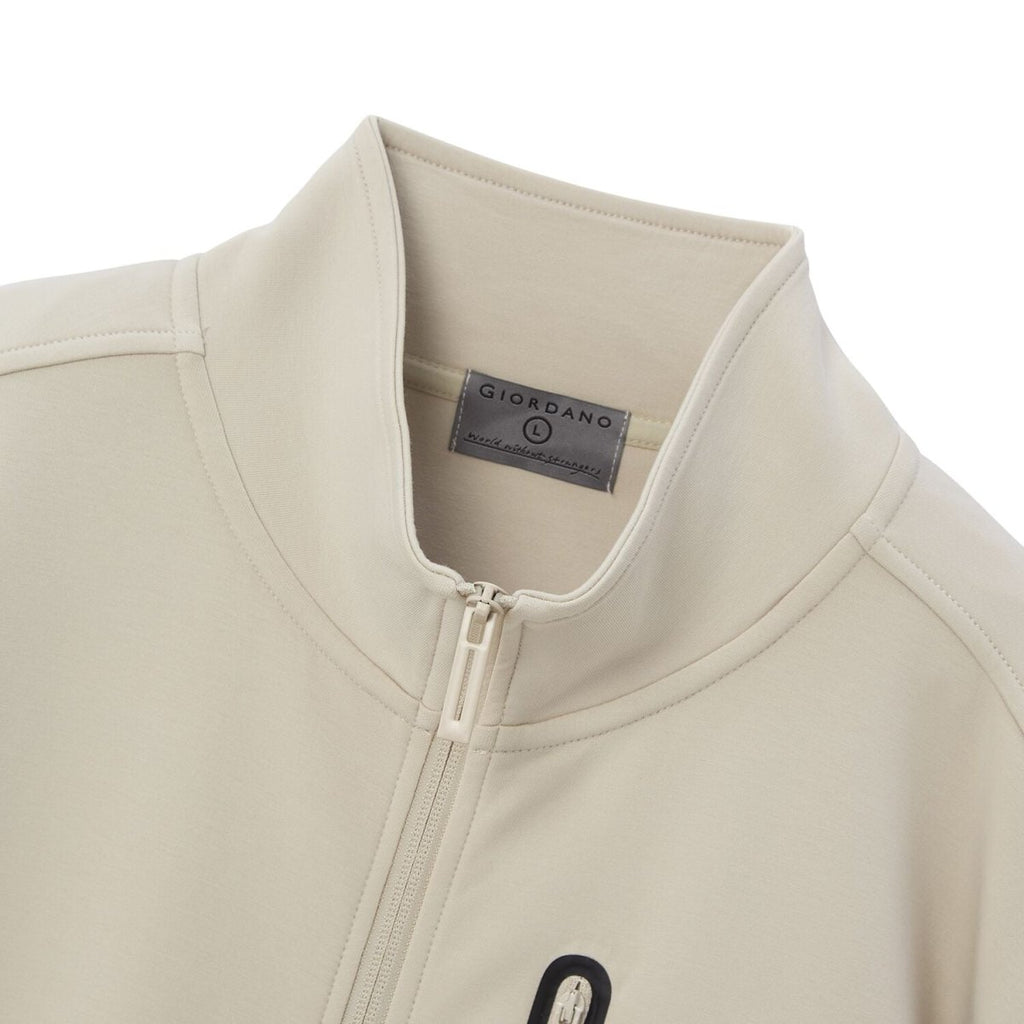 Men’S Interlock Slim Fit Full - Zip Knit Jacket S - Shop Giordano