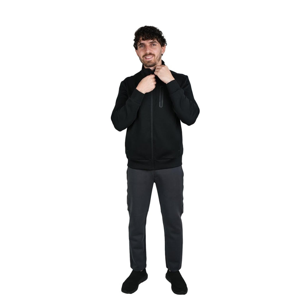 Men’S Interlock Slim Fit Full - Zip Knit Jacket S - Shop Giordano