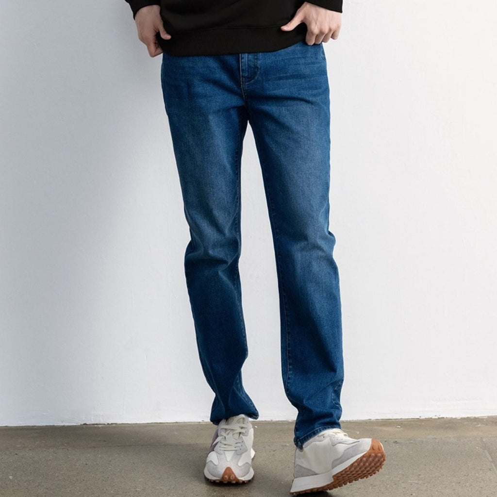 Men's Jeans: Regular Tapered Fit 2.0, Mid - Rise 30 - Shop Giordano