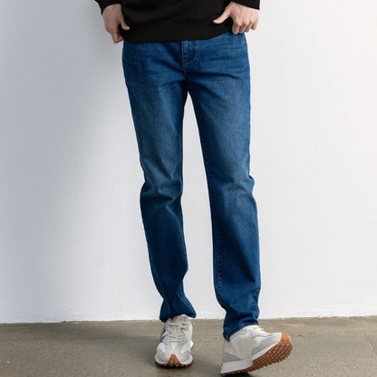 Men's Jeans: Regular Tapered Fit 2.0, Mid - Rise - Giordano
