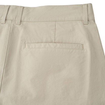 Men's Khaki Pants: Regular Tapered Fit, Cotton Blend - Giordano