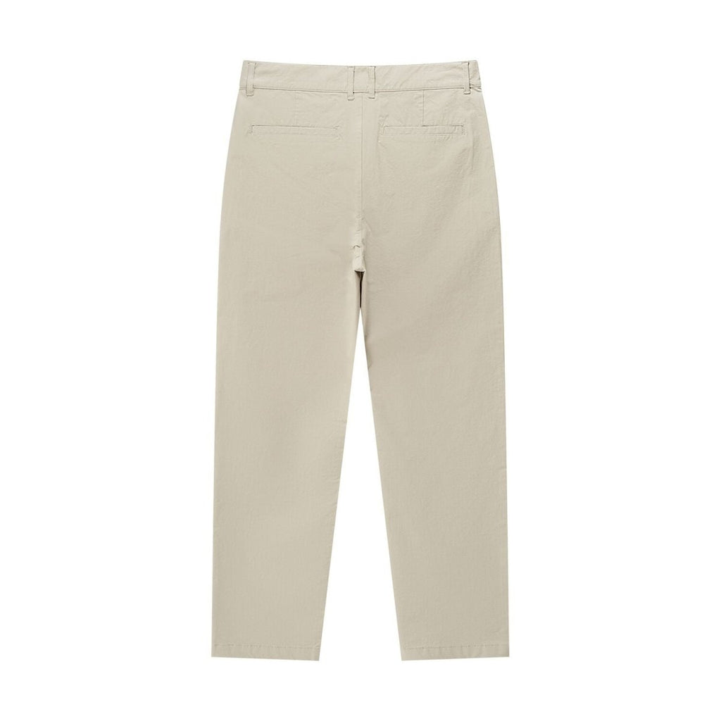 Men's Khaki Pants: Regular Tapered Fit, Cotton Blend 30 - Shop Giordano