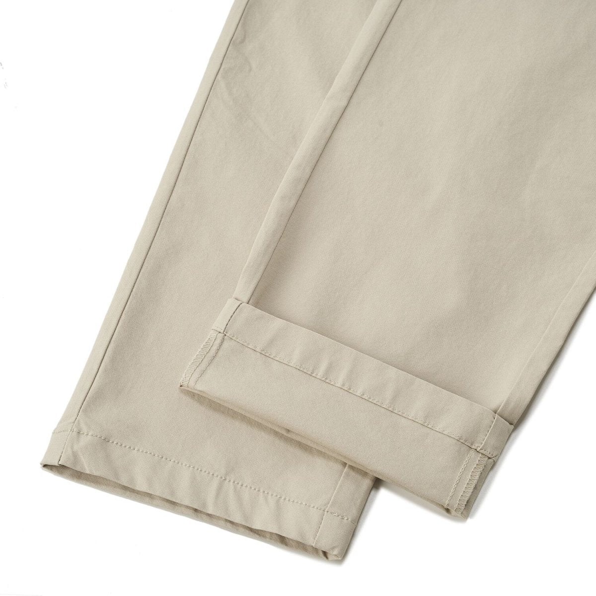 Men's Khaki Pants: Regular Tapered Fit, Cotton Blend - Giordano