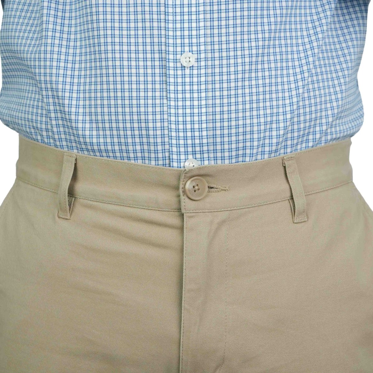 Men's Khaki Pants: Skinny Tapered Fit, Cotton Stretch 30 - Shop Giordano