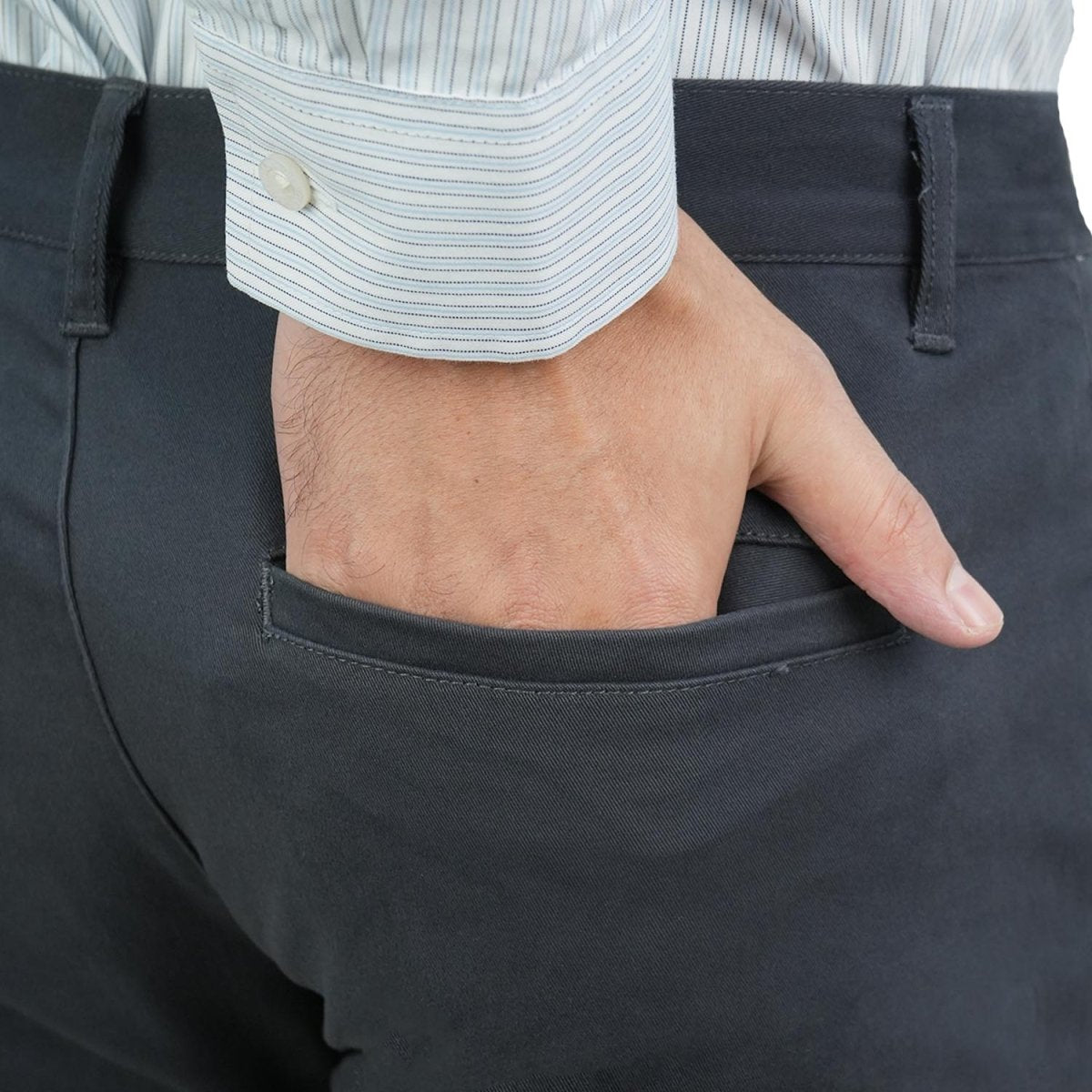 Men's Khaki Pants: Skinny Tapered Fit, Cotton Stretch 30 - Shop Giordano