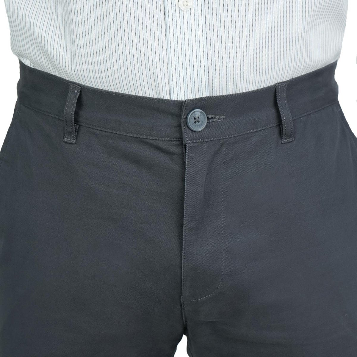 Men's Khaki Pants: Skinny Tapered Fit, Cotton Stretch 30 - Shop Giordano