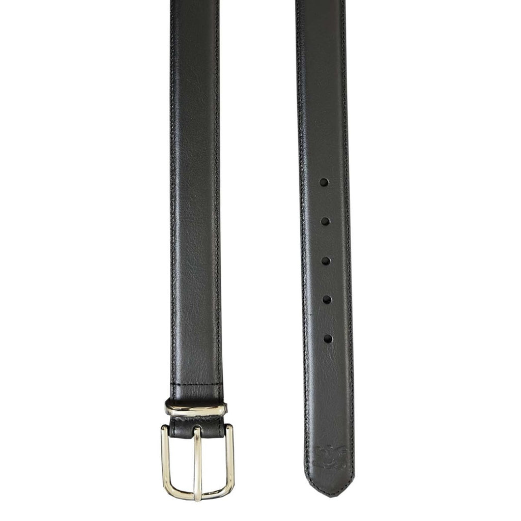 Giordano Men's Leather Dress Belt With Metal Loop Closure - Premium Belts