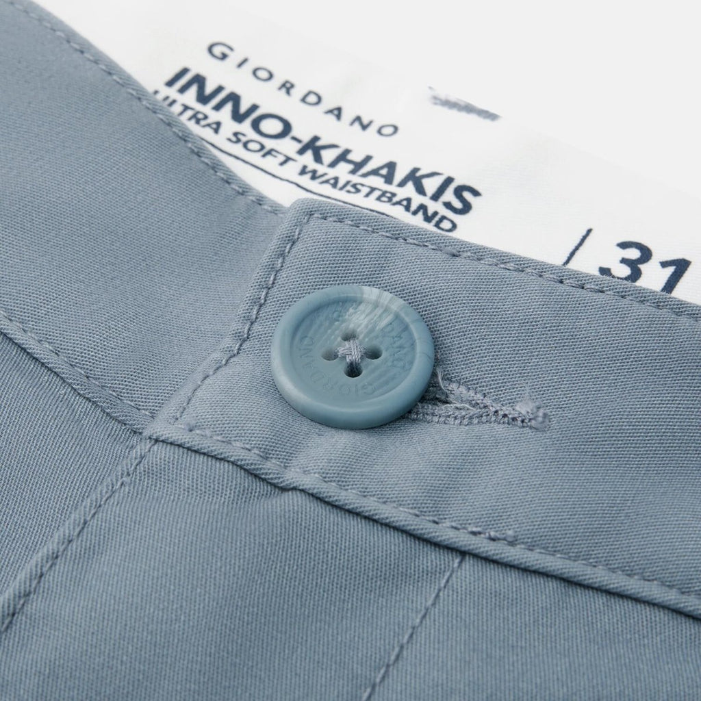 Men's Lightweight Slim Tapered Khakis 29 - Shop Giordano