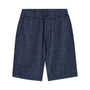 Giordano Men's Linen Cotton Bermuda Shorts: Slim Fit, Elastic Waist - Premium Shorts