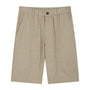 Giordano Men's Linen Cotton Bermuda Shorts: Slim Fit, Elastic Waist - Premium Shorts